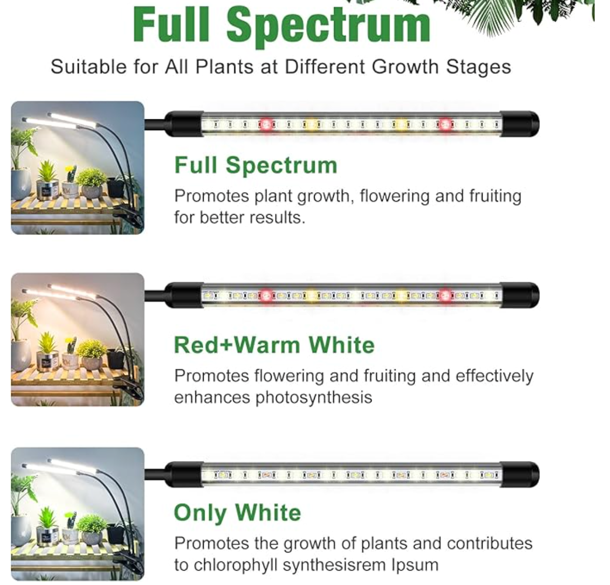 USB Grow Light 2 pack